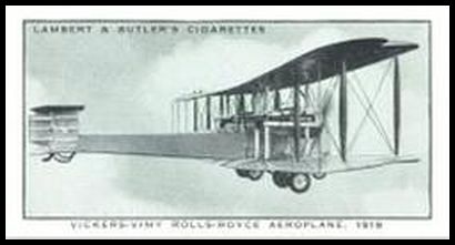20 Vickers Vimy Rolls Royce Aeroplane, 1919